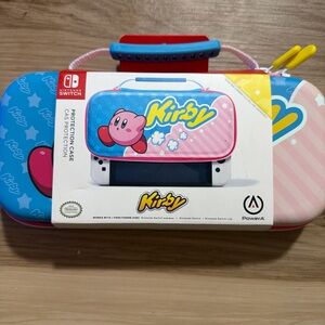 Kirby Nintendo Switch Protective Case - Blue and Pink
